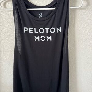 Peloton mom Black Workout Tee